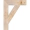 Ekena Millwork Traditional Block Smooth Bracket, Douglas Fir, 5 1/2"W x 26"D x 34"H BKT06X26X34TRA05SDF - alternate 4